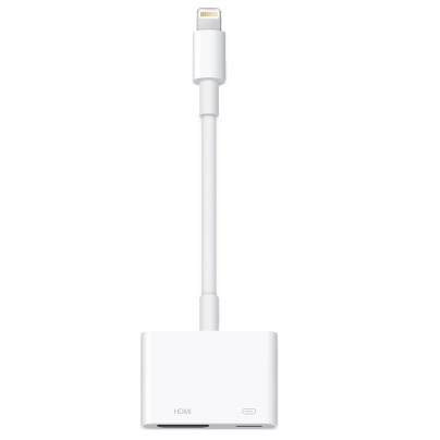 Apple　Lightning – HDMI（Lightning – Digital AVアダプタ）