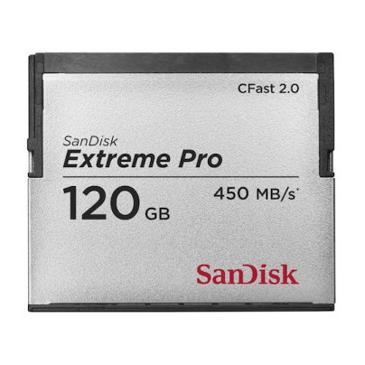 SanDisk CFast2.0カード Extreme Pro 120GB