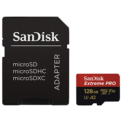 SanDisk micro SDXCメモリーカード 128GB【Extreme PRO】
