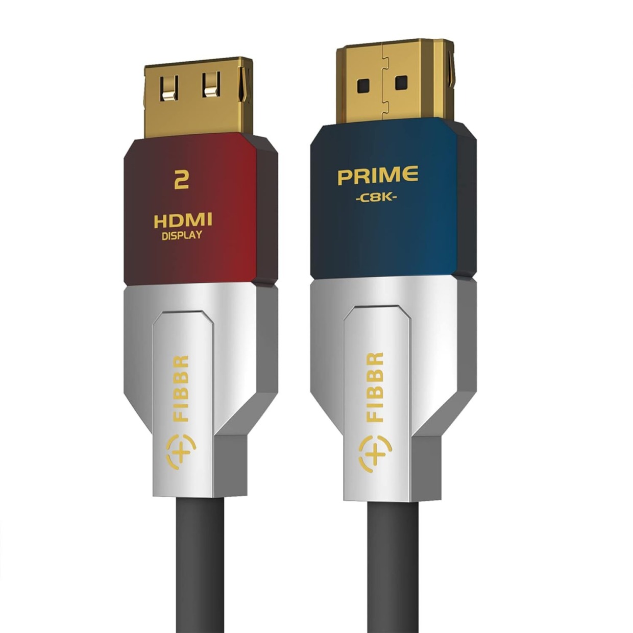 FIIBBR HDMI(標準-標準)50m 光ファイバーケーブル